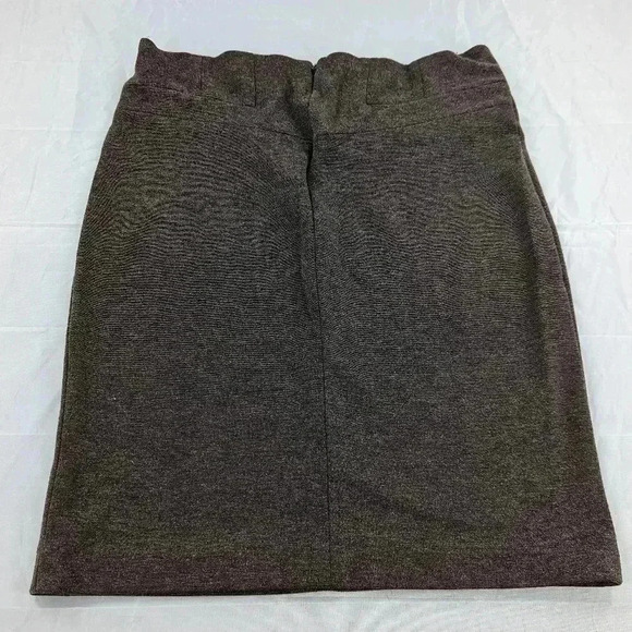 Jennifer & Grace Size 10 Charcoal Brown Pencil Skirt - Picture 2 of 8